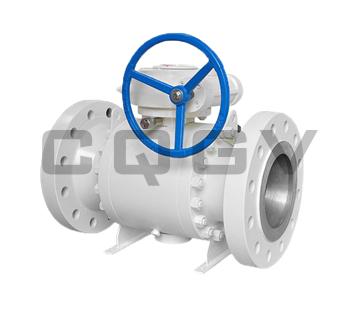 Fixed forged steel ball valve